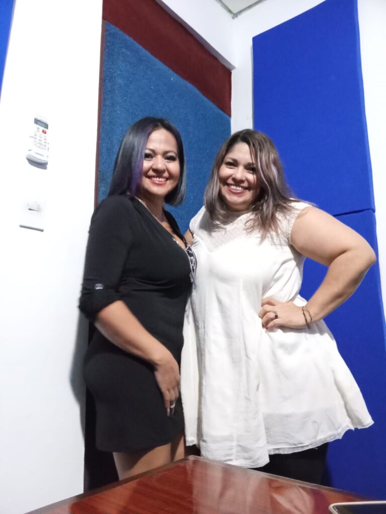 Visita de nuestra querida y talentosa Verónica Beltrán